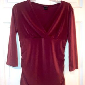 Ann Taylor Faux Wrap Top